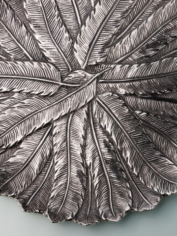 Tava servire, rotunda, din aluminiu, Feather - Img 3