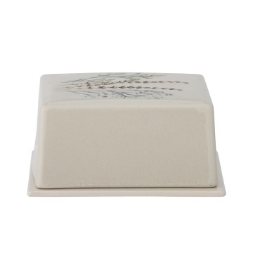 Untieră din ceramică cu flori de câmp aplicate manual, L15×H7,5×W12,5 cm, 580 ml, „Bea"
