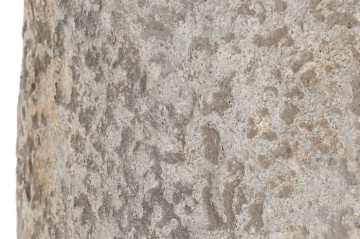 Vază decorativă de podea, stil rustic artizanal, culoare gri, din teracotă, „Terracotta” - Img 2