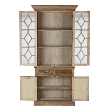 Vitrina vintage, din lemn reciclat, natur, Elmwood - Img 4