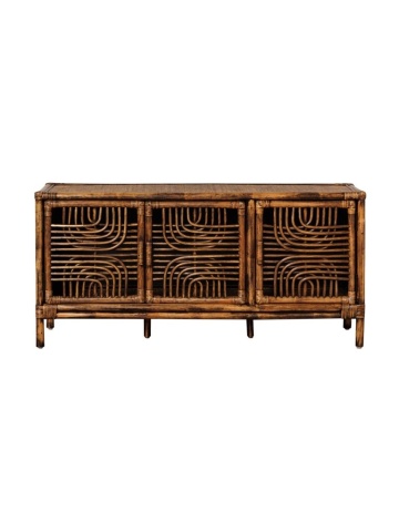 Bufet din rattan, 138 cm, Veracruz