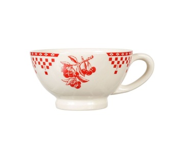 Cana cu model, 450 ml, Damier Red - Img 1