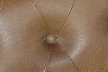 Canapea vintage 3 locuri din piele naturală, „Chesterfield" - Img 12