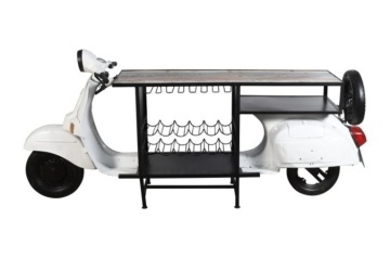 Consola de bar, din lemn si metal, Scooter