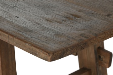 Consolă din lemn de teak reciclat, 140×40×75 cm, „Idomi" - Img 5