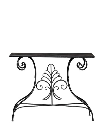 Consola din metal, cu aspect vintage, Margaret