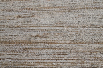 Covor din bumbac și iută țesut manual, antiderapant, bej natural, 200 x 300 cm, 1800 GSM, „Cotton Jute Carpet" - Img 5