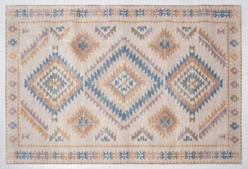 Covor kilim, multicolor, cu model geometric, 160 x 230 cm, „Sedanaise”