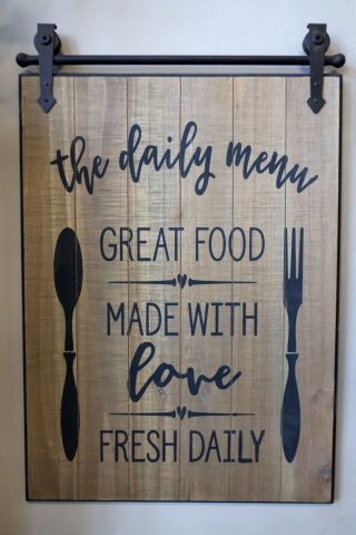 Decoratiune de perete, din lemn de pin, The Daily Menu - Img 3