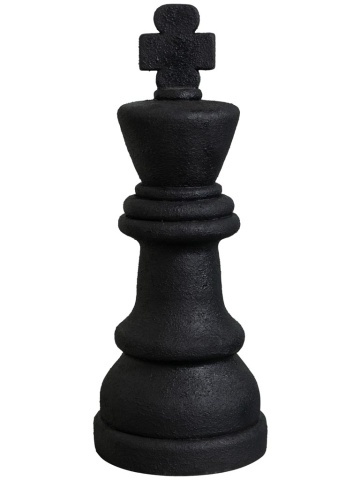 Decorațiune rege de șah din rășină, H56 cm