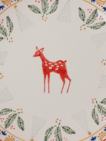 Farfurie rotunda din ceramica, D21cm, "Frimas" - Img 4