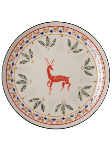 Farfurie rotunda din ceramica, D25.5cm, "Frimas"
