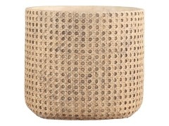 Ghiveci decorativ, din ciment, H24/D26 cm, Corte - Img 1