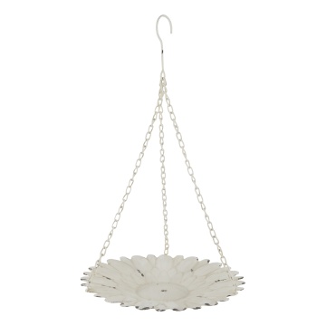 Hranitoare decorativa pasari, din metal, aspect vintage, H48/D30cm