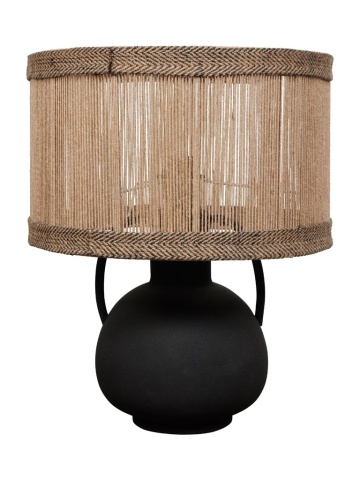 Lampa de masa, cu abajur din iuta natuala, Luanda