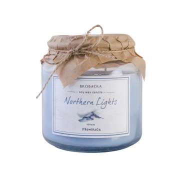 Lumânare parfumată din ceară de soia, 455 g, 45 ore, „Northern Lights"