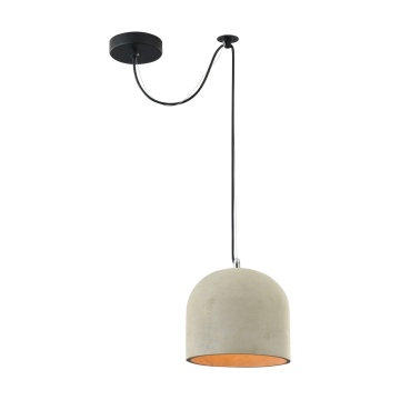 Lustra din ceramica gri D20cm Broni - Img 1
