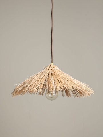 Lustra din lemn de bambus, D40cm, Froufrou - Img 2