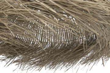 Lustră suspendată din fibre naturale cu franjuri, 75x45x95 cm, „Sorrento" - Img 6