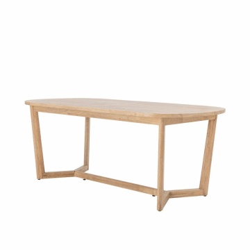Masă de dining din lemn de cauciuc, natur, 200×100 cm „Serrone”- Creative Collection - Img 3