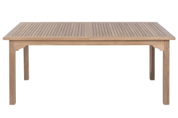 Masă dining pentru exterior extensibilă din lemn de tec 180–240 cm finisaj natural, „Malindi” - Img 3