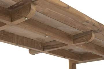 Măsuță de cafea din lemn masiv de teak, 180×70×40 cm, „Kayu" - Img 9