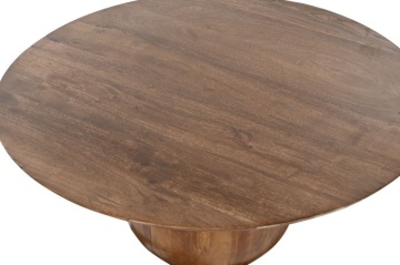 Măsuță de cafea rotundă din lemn de acacia, Ø80 cm, „Monarch” - Img 2