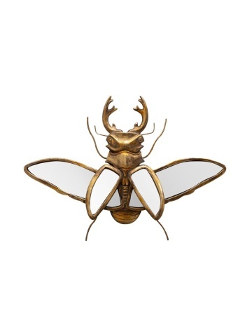 Oglinda decorativa, de perete, din rasina, Beetle