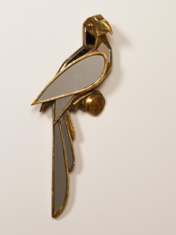 Oglinda decorativa, de perete, din rasina, orientare dreapta, Parrot - Img 2