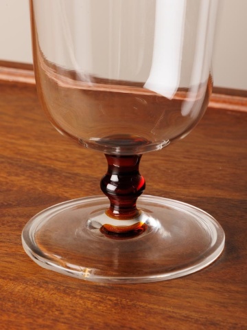 Pahar pentru vin, din sticla, 7.6 cm, Seventies - Img 4