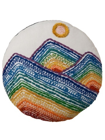 Pernă decorativă rotundă, Ø45 cm