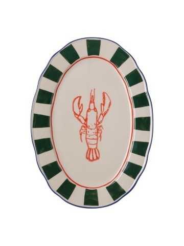 Platou din ceramica, Lobster