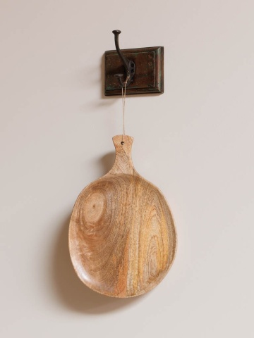 Platou servire din lemn de mango, Handle - Img 2