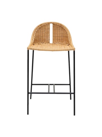 Scaun de bar, din rattan, Bermuda
