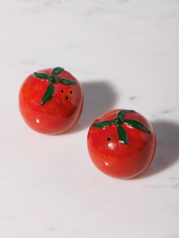 Set sare si piper, din aluminiu, Tomatoes - Img 2