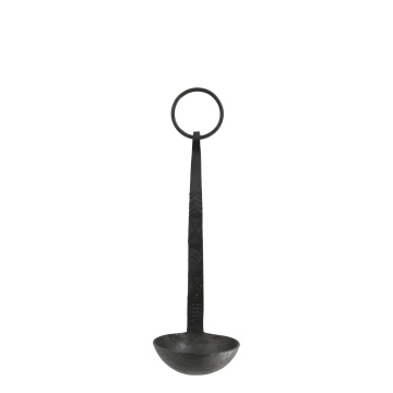 Suport de lumanare, din metal, de perete, H24/D8cm
