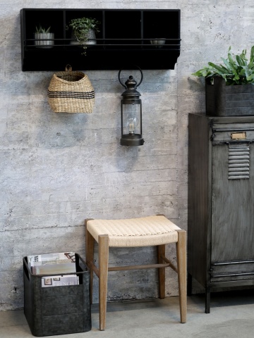 Taburete din rachita, cu aspect rustic - Img 4