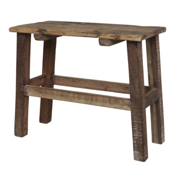 Bancă din lemn reciclat, design rustic, Grimaud - Img 1