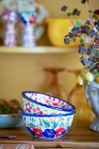 Bol ceramic decorativ, model vibrant – Florist - Img 3