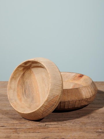 Bol din lemn de mango, 17 cm, Rustic - Img 3