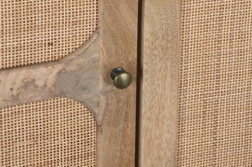 Bufet natur , din lemn de mango rattan - Img 5
