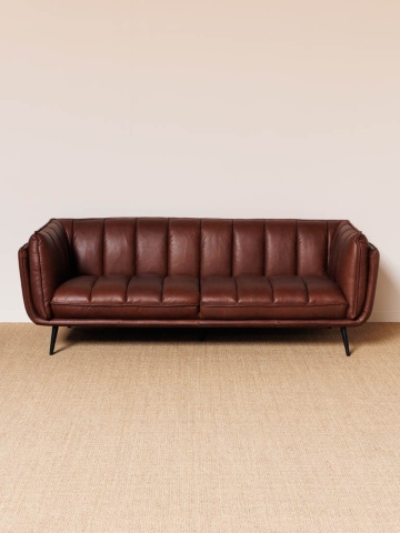 Canapea premium 3 locuri, din piele naturala, "Slowboy" - Img 4