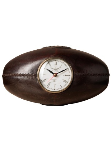 Ceas de masa, din piele naturala si alama, Rugby