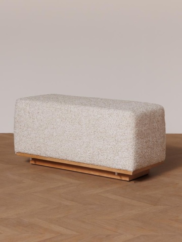 Colțar modular premium cu 6 module, stofă texturată crem, "Henry" - Img 10