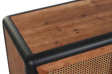Comoda TV natur , din metal si lemn de molid „Nordic Barn” - Img 2