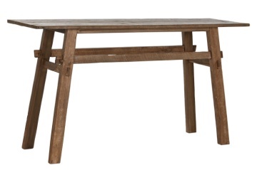 Consolă din lemn de teak reciclat, 140×40×75 cm, „Idomi" - Img 2