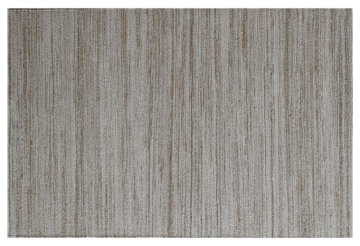 Covor din bumbac și iută țesut manual, antiderapant, bej natural, 200 x 300 cm, 1800 GSM, „Cotton Jute Carpet"