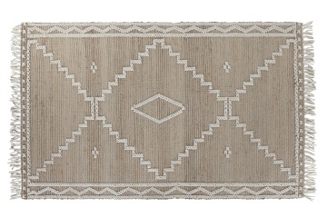 Covor natural din iută și lână țesut manual, antiderapant, 164 x 235 cm, „Attigny”