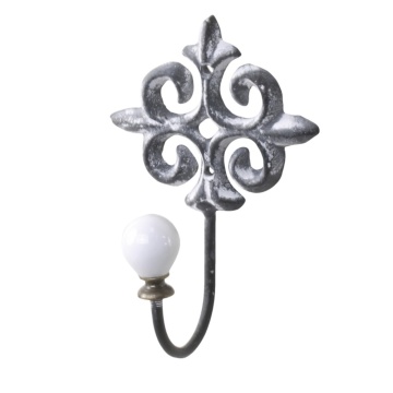 Cuier gri, simplu, din metal, pentru decor, Sun