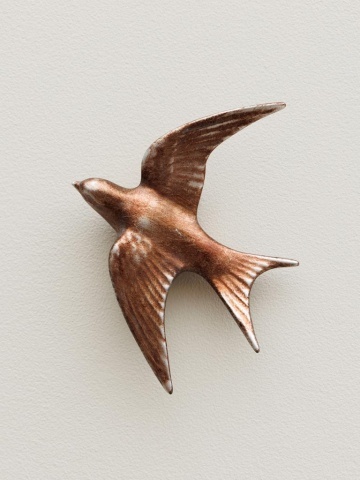 Decoratiune de perete, din rasina, in forma de randunica, Swallow - Img 2